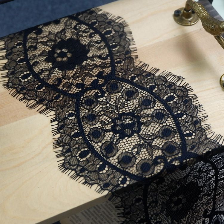 Chantilly Lace Trims Width 15 cm LT0124-Lace Fabric Shop