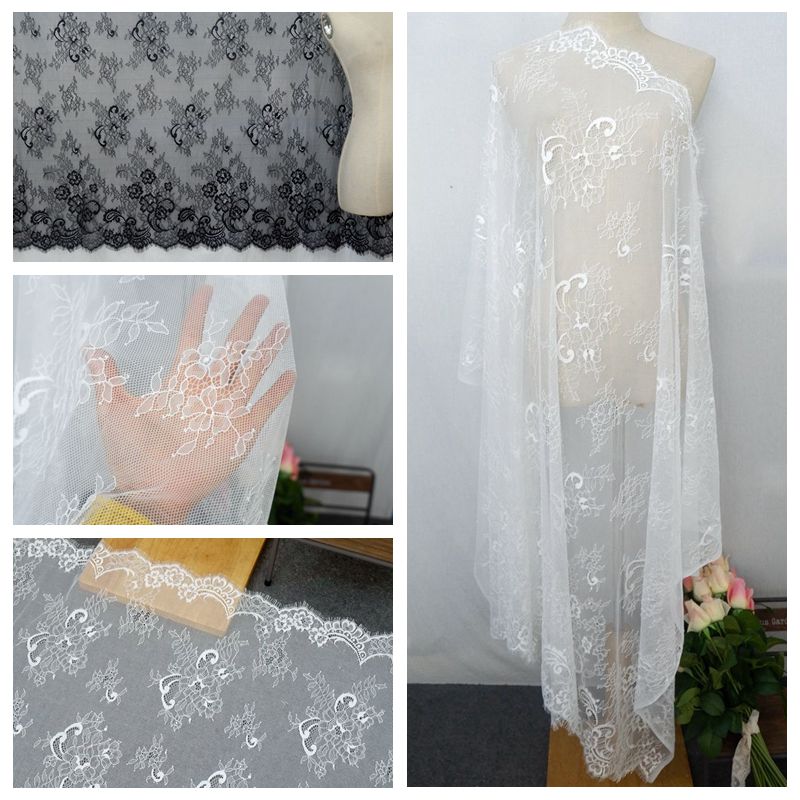 Chantilly Lace For Brides Width 100 cm CHL0114-Lace Fabric Shop