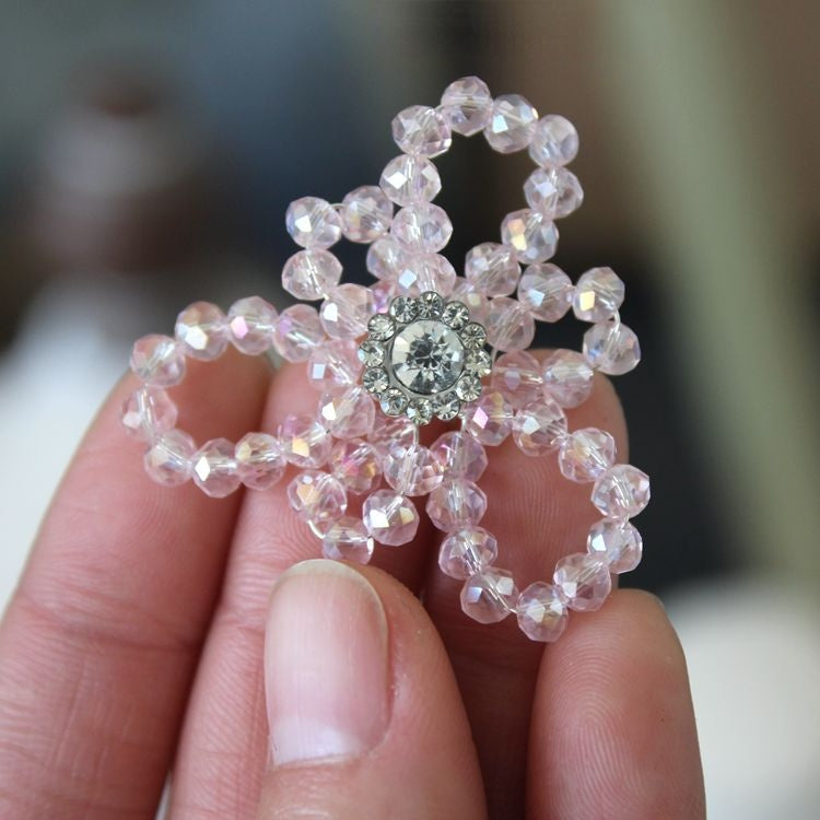 Beaded Bow Tie Headwear Brooch Material BA0122-Lace Fabric Shop