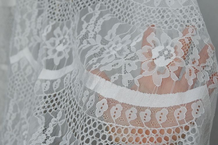 Wave Guipure Lace Width 150 cm GL0044-Lace Fabric Shop