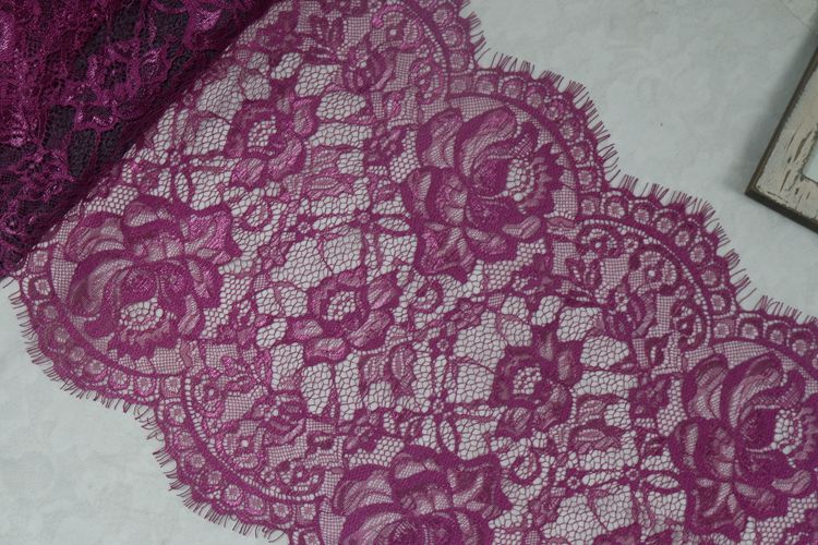 Shiny Lace Trim Fabric Width 30-32 cm CL0070-Lace Fabric Shop