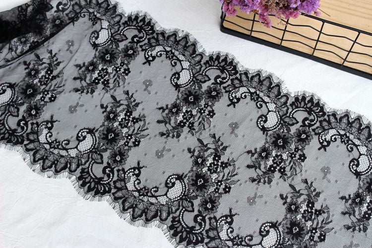 Color Lace Trim Width 39-42 cm CL0026-Lace Fabric Shop
