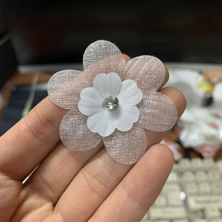 Glass Beaded Lace Single Floral BT0035-Lace Fabric Shop