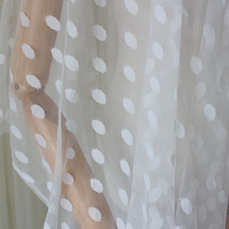 Stretch Elastic Oval Tulle Lace Width 150cm TF0104