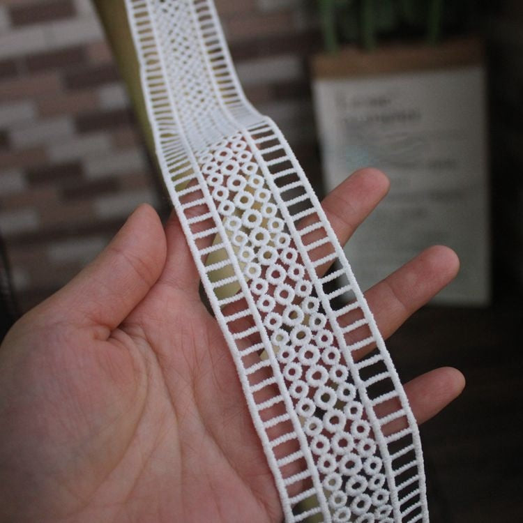 Geometric Lace Trim Material Width 4-7 cm LT0347-Lace Fabric Shop