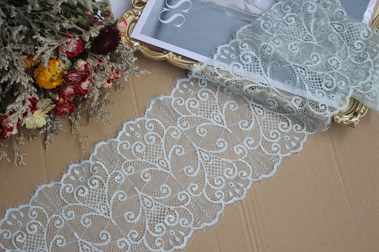 Tulle Color Lace Width 18-20 cm CL0002-Lace Fabric Shop