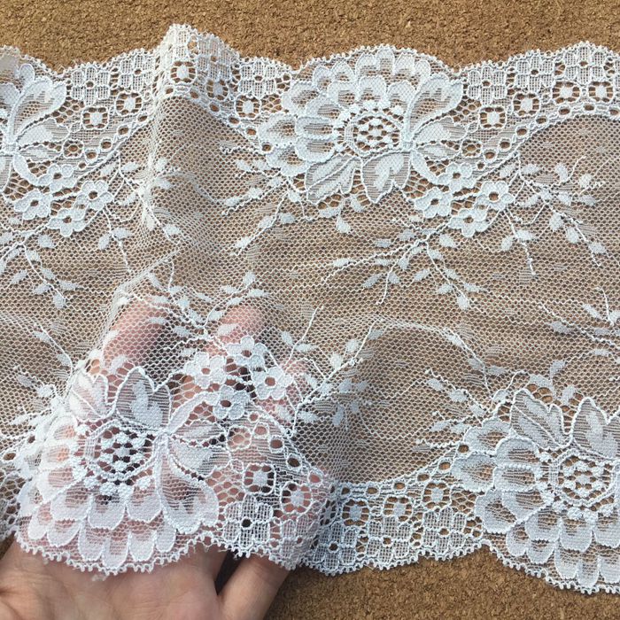 Stretch Color Lace Trims Width 18 cm CL0039-Lace Fabric Shop
