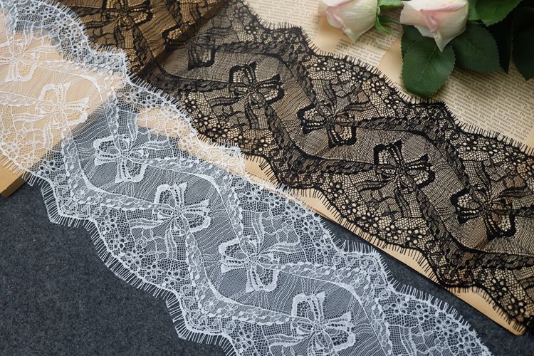Chantilly Lace Trim Width 15 cm LT0035-Lace Fabric Shop