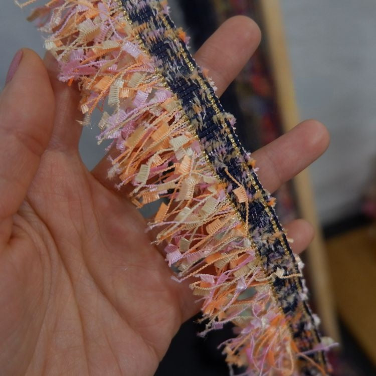 Colorful Fringe Lace Trim Width 3.5 cm CL0061-Lace Fabric Shop