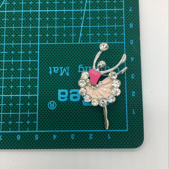 Rhinestone Cloth Brooch Accessories BA0056-Lace Fabric Shop