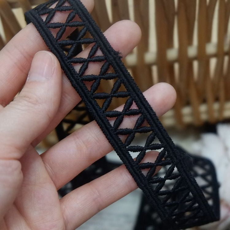 Hollow Guipure Lace Trims Width 2-6 cm LT0308-Lace Fabric Shop