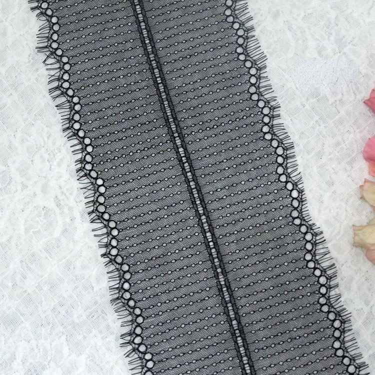 Eyelash Lace Trims Width 9-20 cm LT0123-Lace Fabric Shop