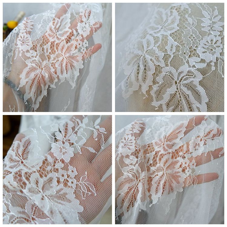 Leaf Chantilly Lace Width 150 cm CHL0054-Lace Fabric Shop