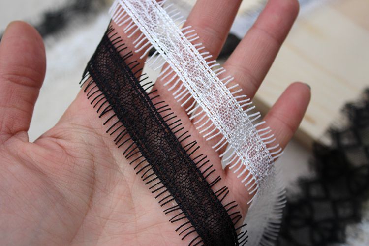 Eyelash Lace Trim Width 2-4 cm LT0092-Lace Fabric Shop