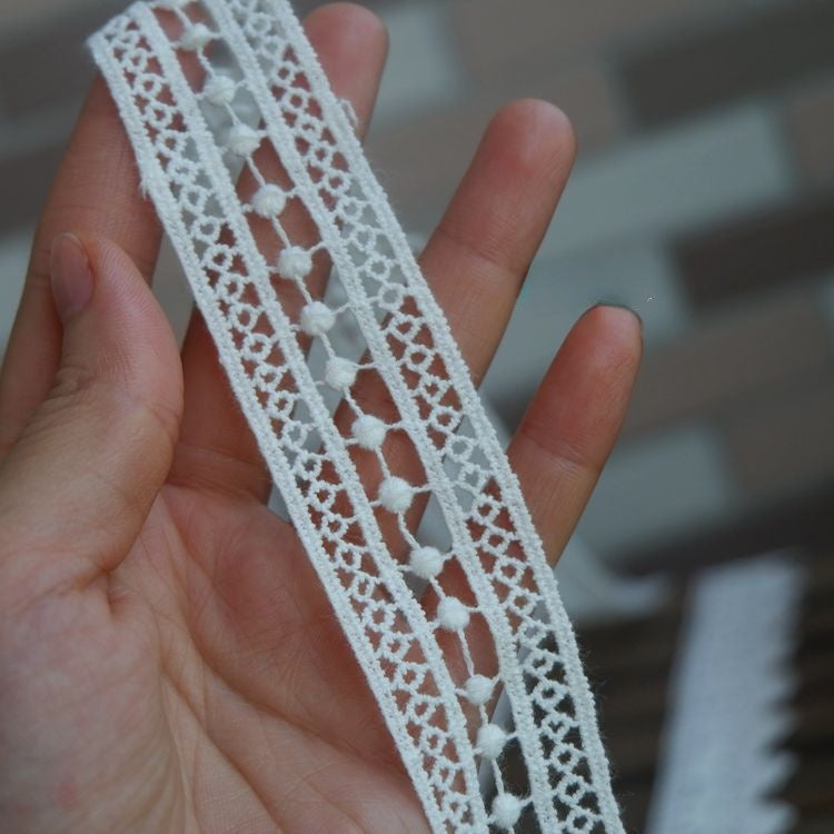 Cotton Guipure Lace Trim Width 1-5 cm LT0314-Lace Fabric Shop
