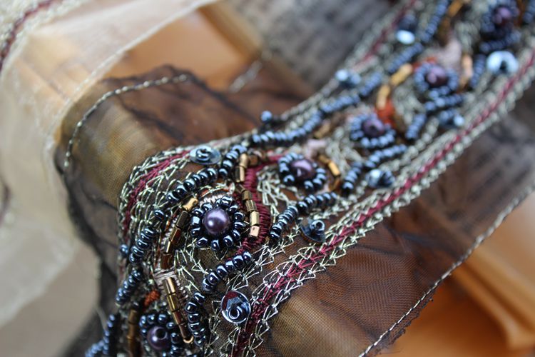 Tulle Beaded Lace Trimming Fabrics BT0060-Lace Fabric Shop