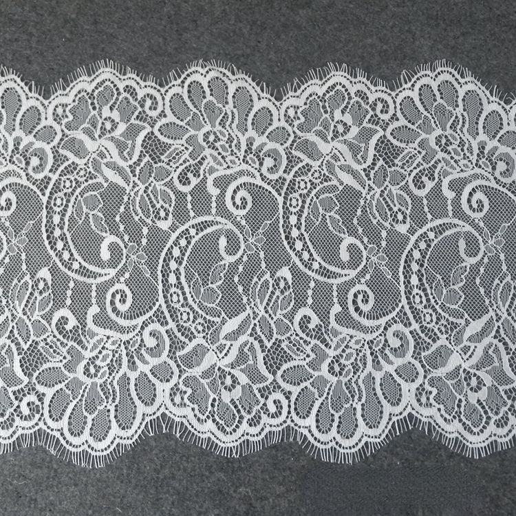 Eyelash Lace Trim Width 17-36 cm LT0058-Lace Fabric Shop