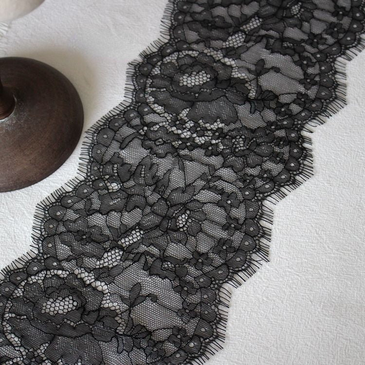 Cuff Sewing Laces Trim Width 14-16 cm LT0352-Lace Fabric Shop