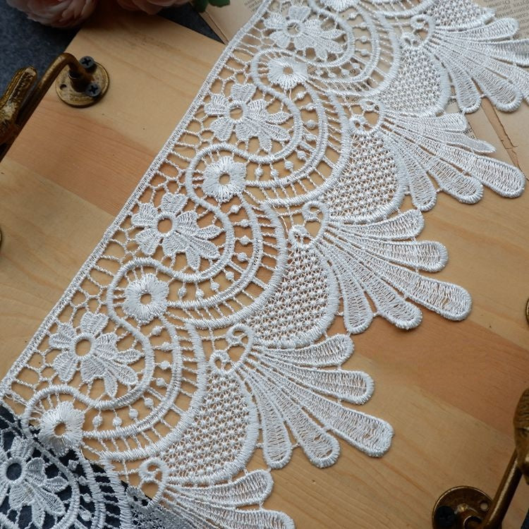Guipure Lace Trims Width 8-14 cm LT0109-Lace Fabric Shop