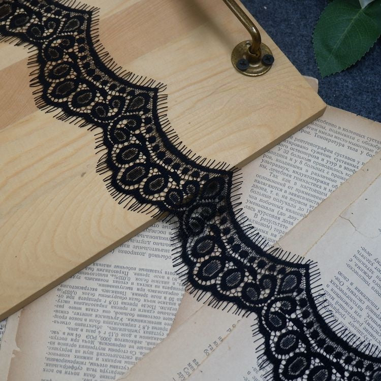 Eyelash Lace Trim Width 5-8 cm LT0066-Lace Fabric Shop