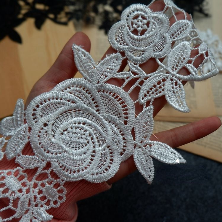 Hollow Lace Trims Dress Decoration LT0228-Lace Fabric Shop