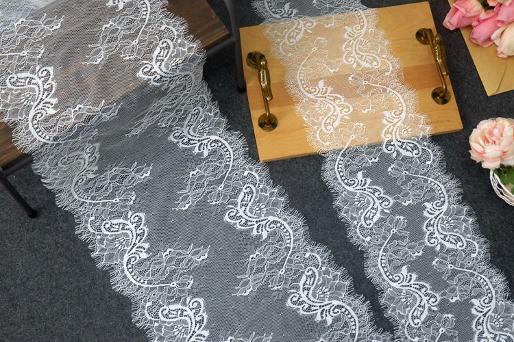 French Lace Trim Width 18-22 cm LT0030-Lace Fabric Shop