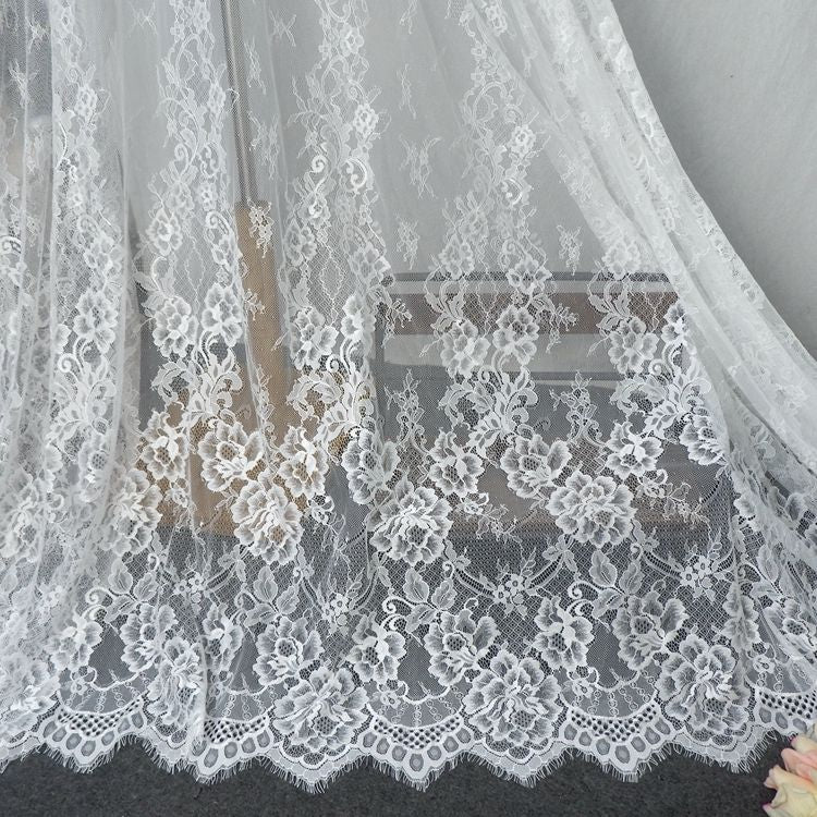 Chantilly Lace Fabric Width 150 cm CHL0056-Lace Fabric Shop