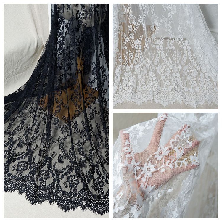 French Chantilly Fabrics Width 150 cm CHL0059-Lace Fabric Shop