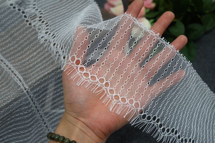 Eyelash Lace Trims Width 9-20 cm LT0123-Lace Fabric Shop