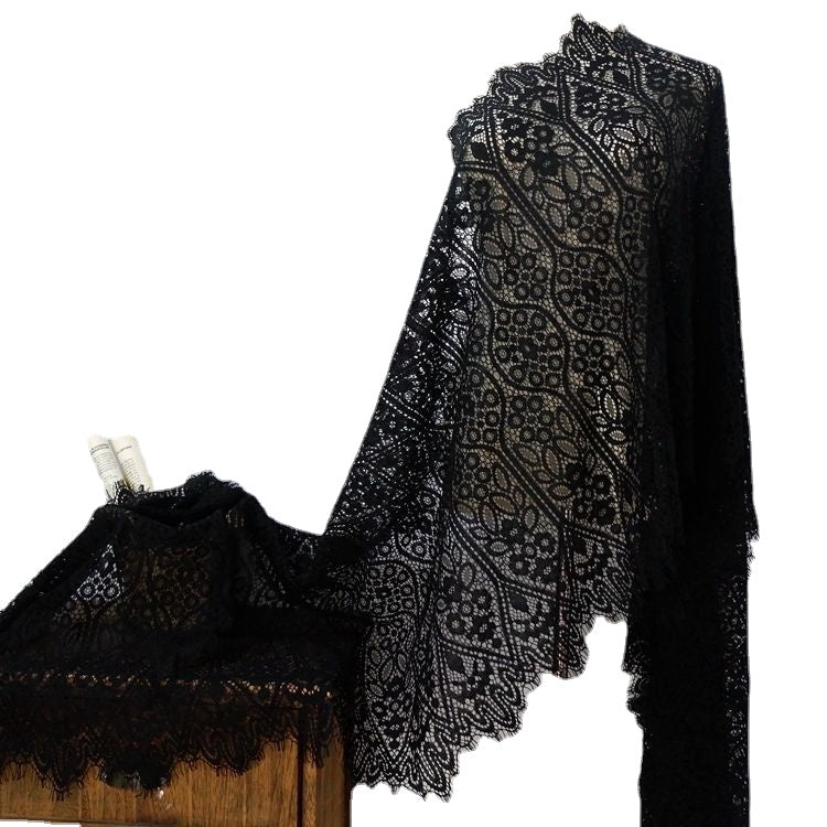 3D Eyelash Lace Fabric Width 62 cm GL0069-Lace Fabric Shop