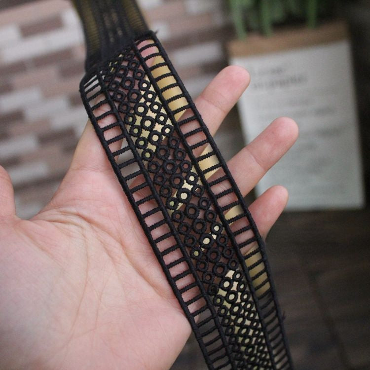 Geometric Lace Trim Material Width 4-7 cm LT0347-Lace Fabric Shop