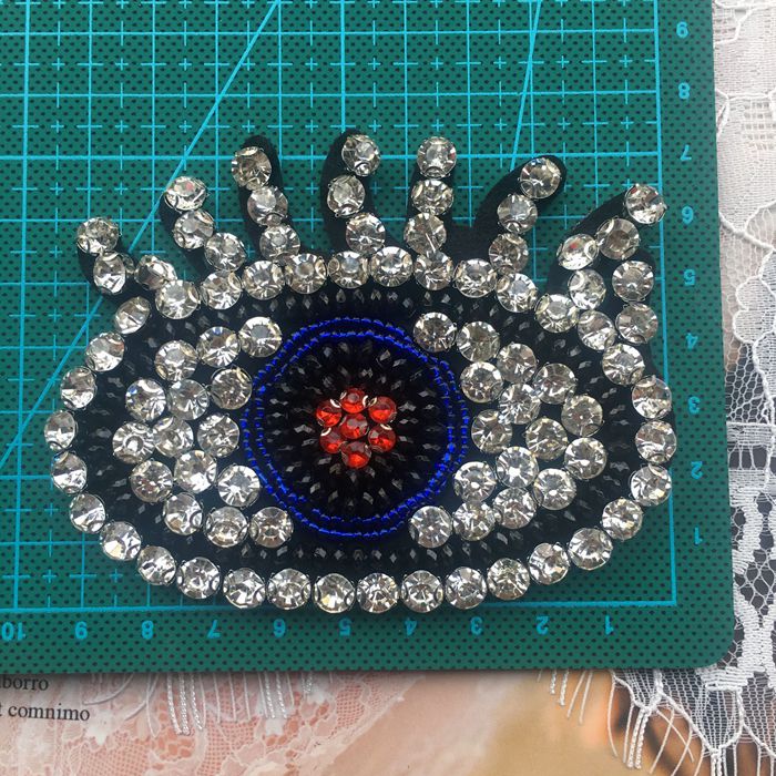 Beaded Clothing Decorative Patch BA0080