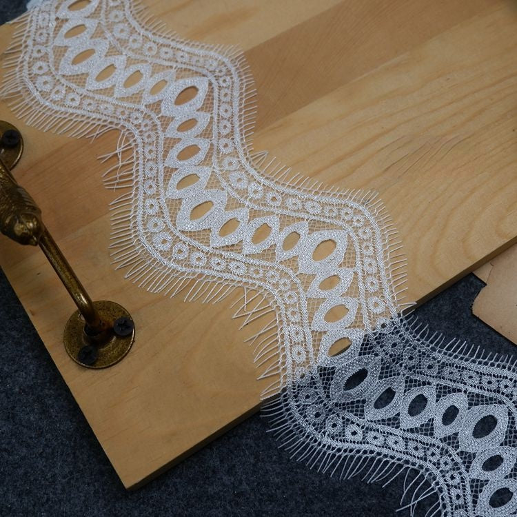 Eyelash Lace Trim Width 5-8 cm LT0066-Lace Fabric Shop