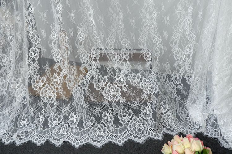 Chantilly Lace Fabric Width 150 cm CHL0056-Lace Fabric Shop