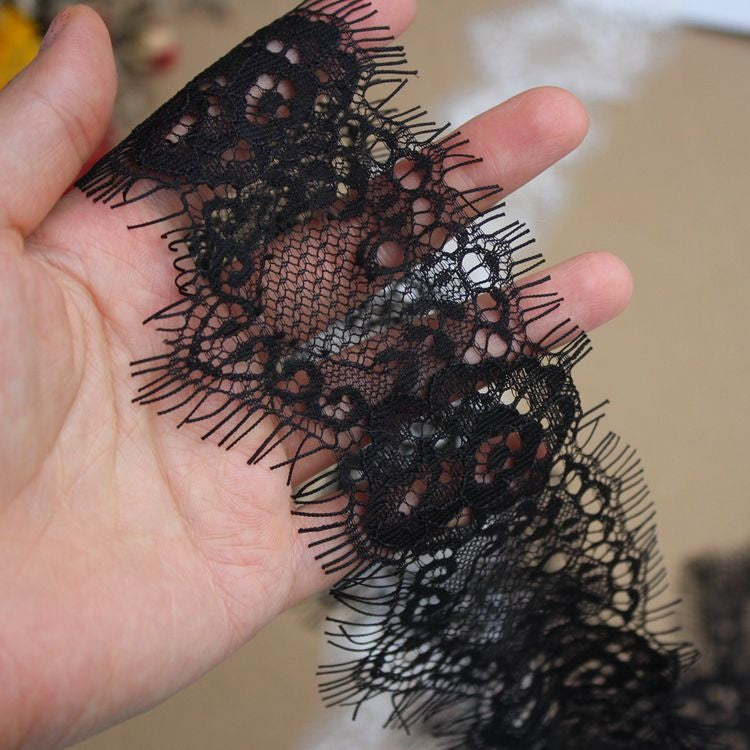 Letters Chantilly Lace Trim Width 3-8 cm LT0322-Lace Fabric Shop