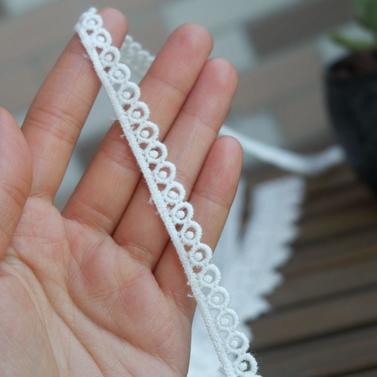 Cotton Guipure Lace Trim Width 1-5 cm LT0314-Lace Fabric Shop