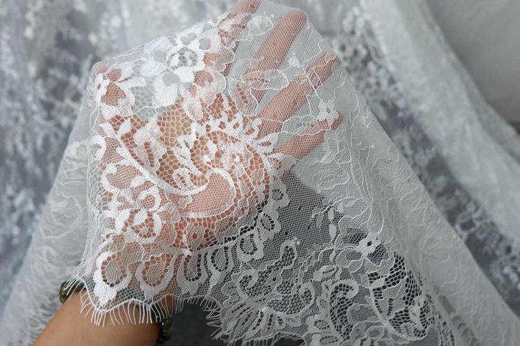 Chantilly Lace Width 150 cm CHL0033-Lace Fabric Shop