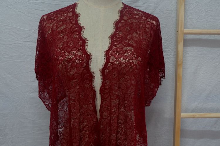 Chantilly Color Lace Width 24-33 cm CL0018-Lace Fabric Shop