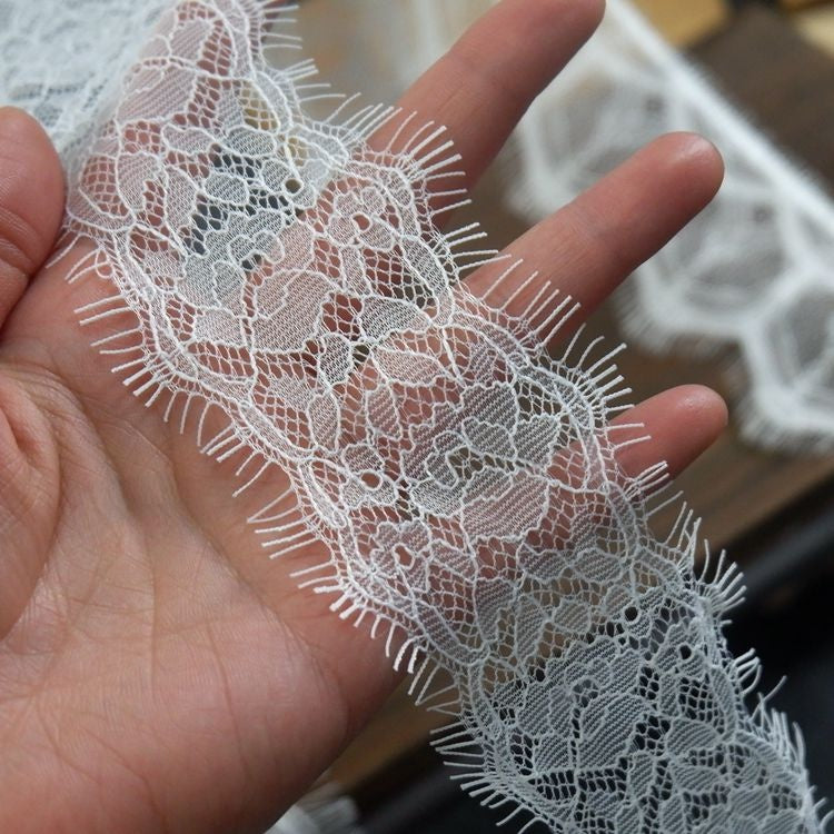 Chantilly Lace Trimming Width 6 cm LT0158-Lace Fabric Shop
