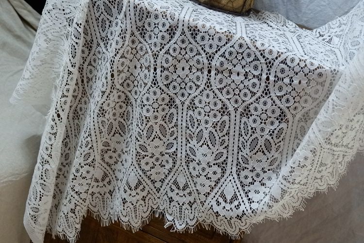 3D Eyelash Lace Fabric Width 62 cm GL0069-Lace Fabric Shop