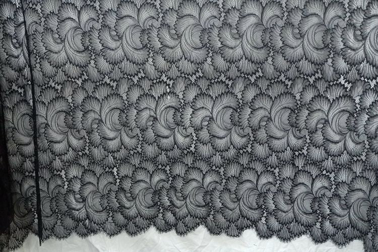 Chantilly Lace Material Width 150 cm CHL0085-Lace Fabric Shop