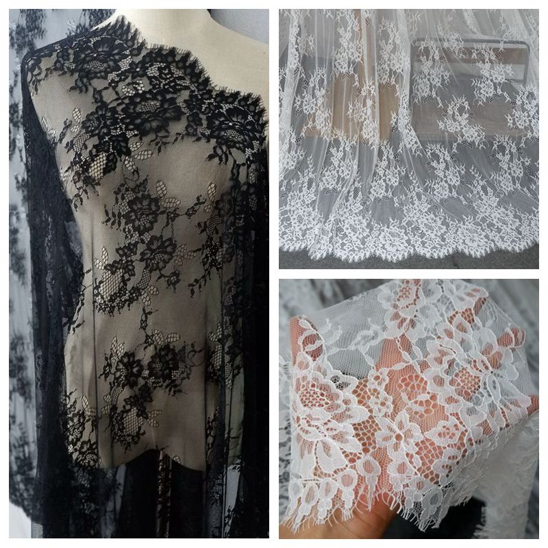 Wedding Dress Lace Fabric Width 150 cm CHL0079-Lace Fabric Shop