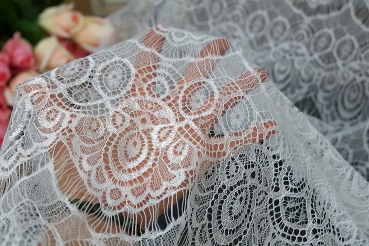 Soft Guipure Lace Width 150cm GL0016-Lace Fabric Shop