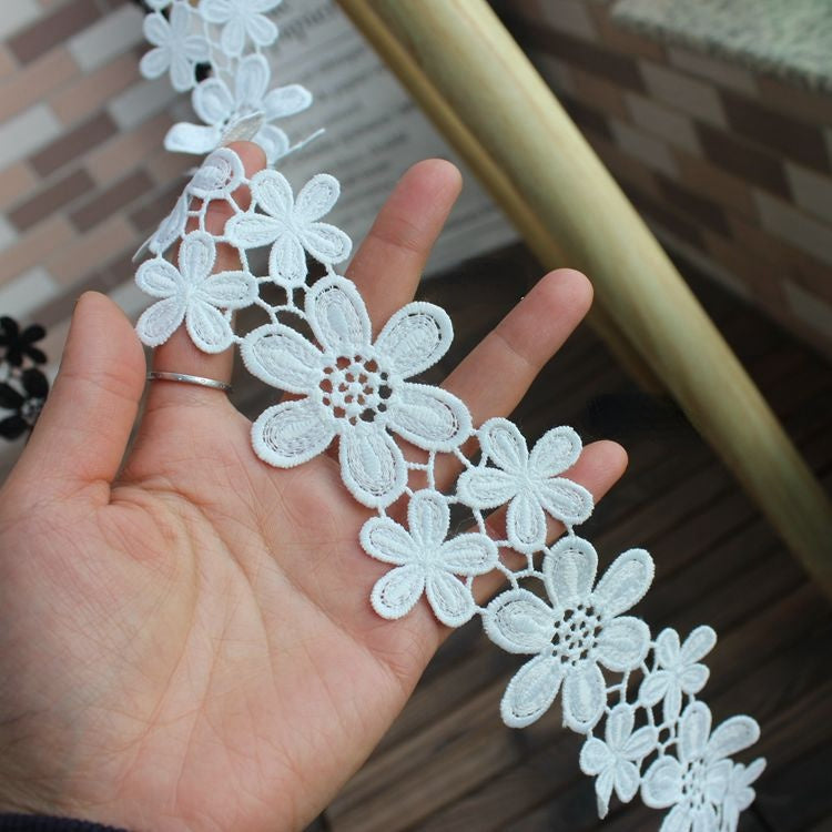 Hollow Floral Sewing Lace Trim Width 5 cm LT0349-Lace Fabric Shop