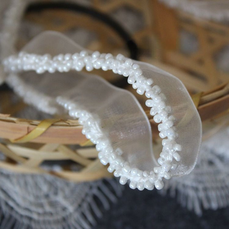 Colorful Beaded Lace Trim Mesh Belt BT0103-Lace Fabric Shop