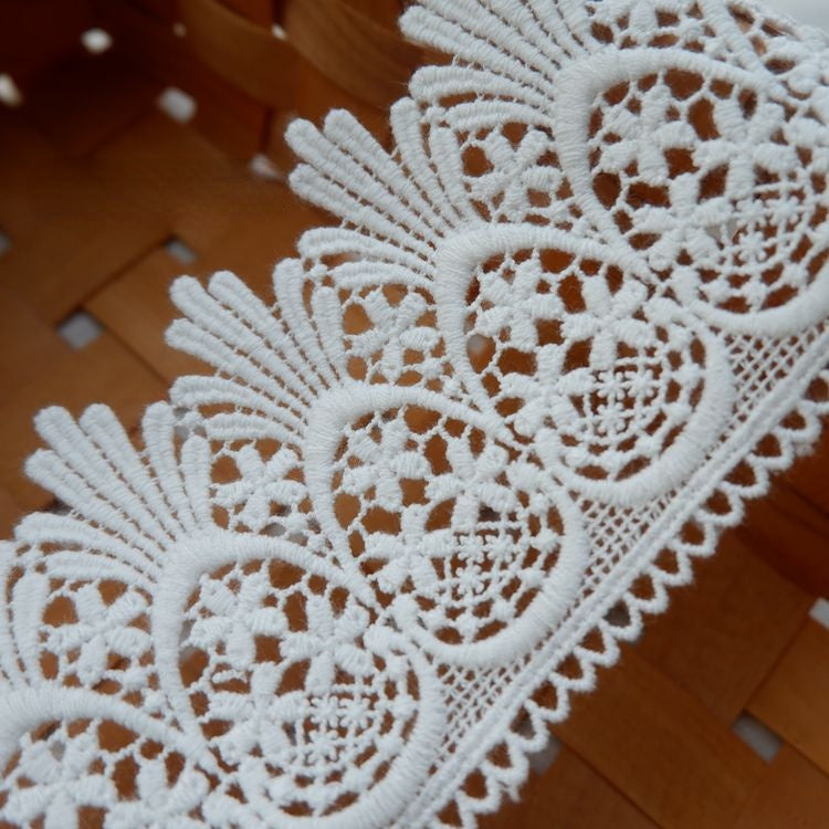 Guipure Lace Trim Width 7-17 cm LT0029-Lace Fabric Shop