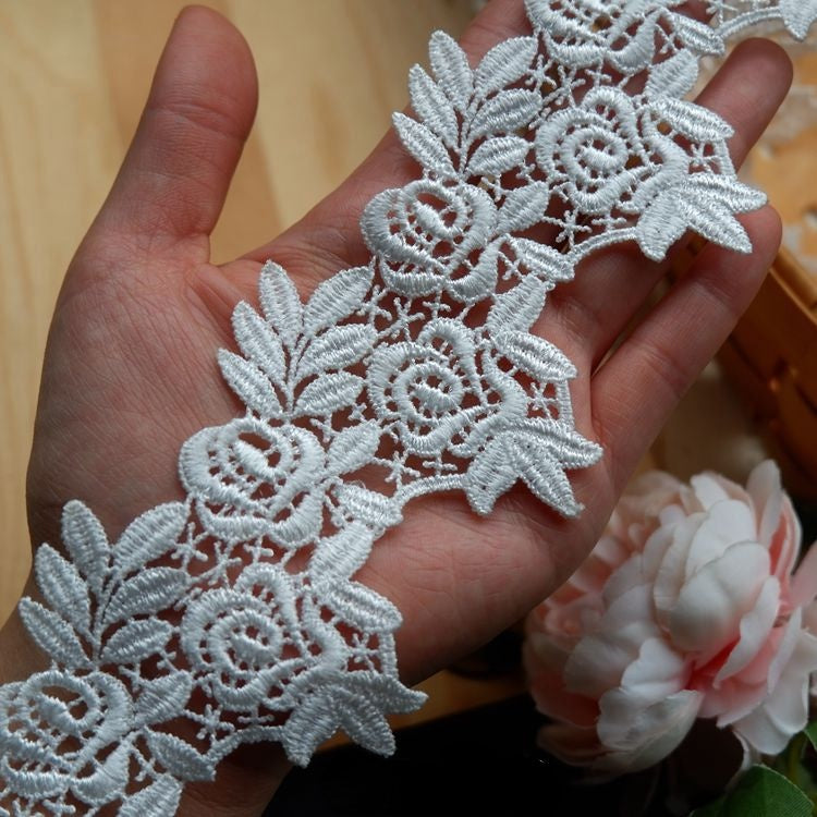 Guipure Lace Trims Width 4-6 cm LT0118-Lace Fabric Shop