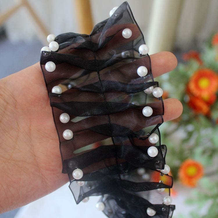 Colorful Mesh Tulle Beaded Lace Trim BT0119-Lace Fabric Shop