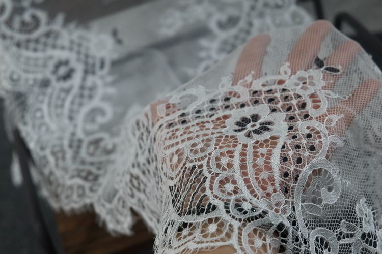 High Density Lace Trim Width 40 cm LT0046-Lace Fabric Shop
