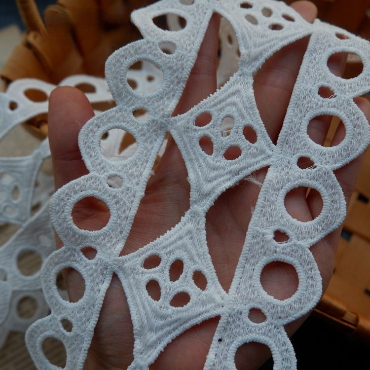 Guipure Lace Trims Width 4-10 cm LT0133-Lace Fabric Shop